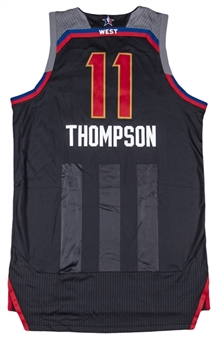 2017 Klay Thompson All-Star Game Used Western Conference #11 All-Star Jersey Used In 1st Half on 2/19/17 - 12 Point Game (MeiGray)